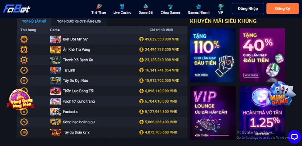 Nổ hũ Rồng Vàng 888d